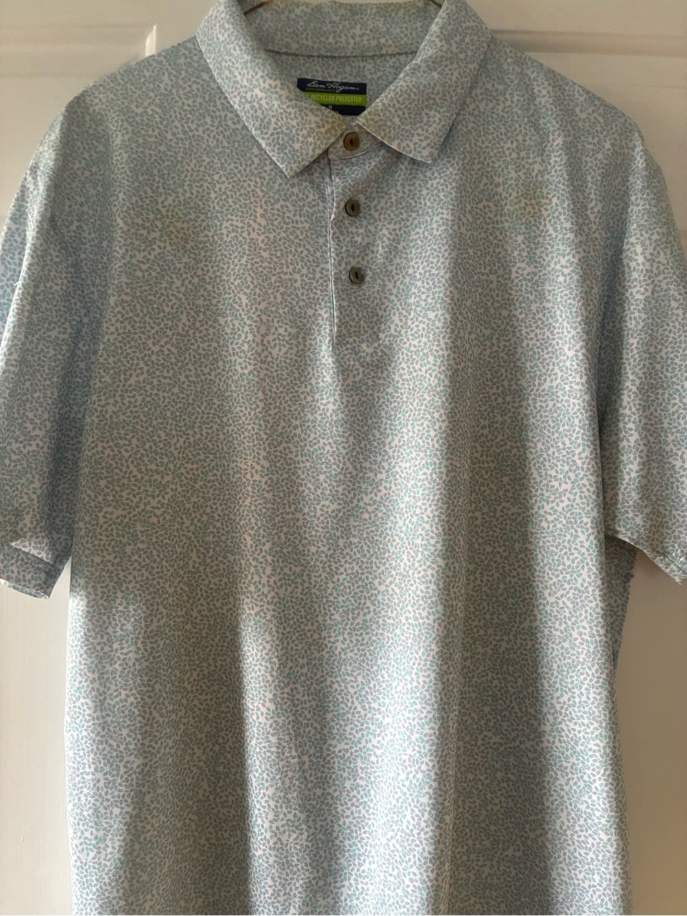 Ben Hogan blue/gray casual golf shirt.